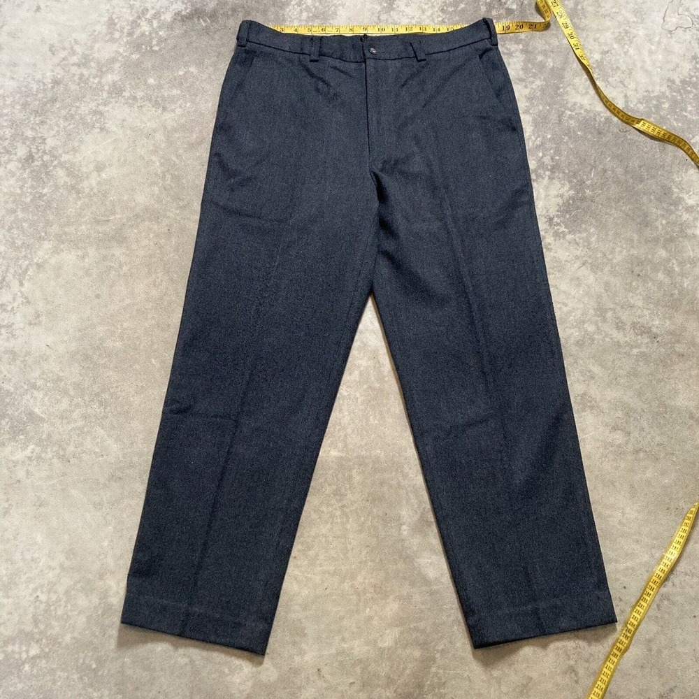 Balmain Paris Pants Mens Size 36 X 29.5inseam Flat Front Gray Trousers